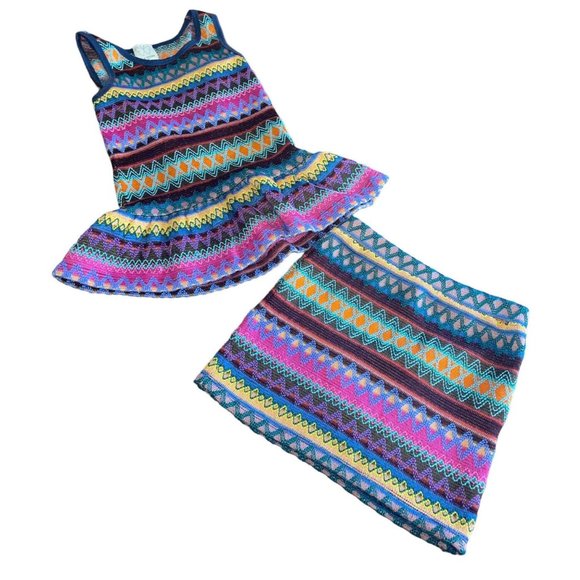 Ella Moss Other - ELLA MOSS Girls Peplum Tank and Skirt Size 7/8
